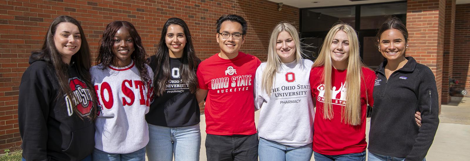 students standing in a line